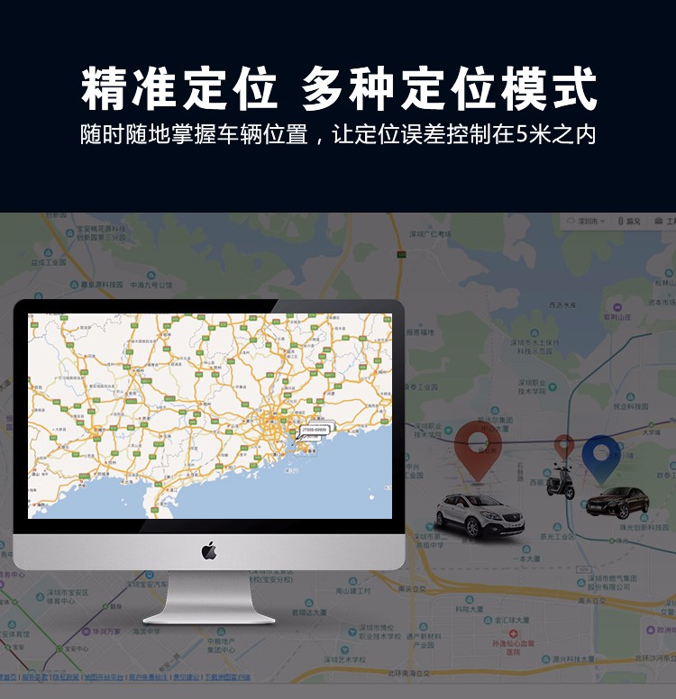 精準定位,多種定位模式/